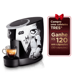 Cafeteira Espresso Touch Star Wars™ Darth Vader e Stormtrooper Automatica - TRES 3 Coracoes